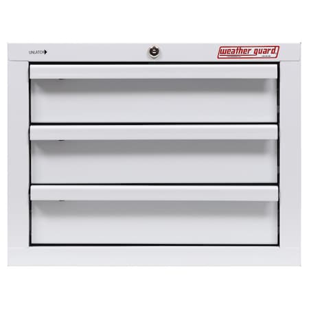 Weather Guard SHELF ACCESSORIES Shelf Mount 21 Inch Width x 17 Inch Height x 16 Inch Depth 3 Drawers 903-3-01